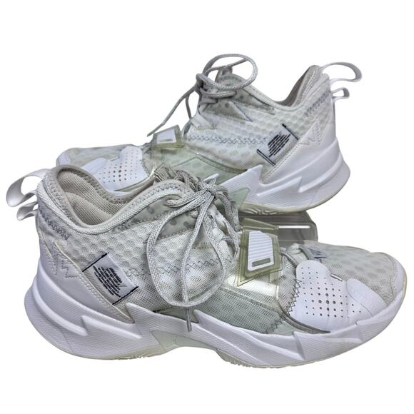 Nike Jordan Why Not Zer0.3 Basketball Shoes Mens Size 11.5 White Sneakers - Picture 1 of 15